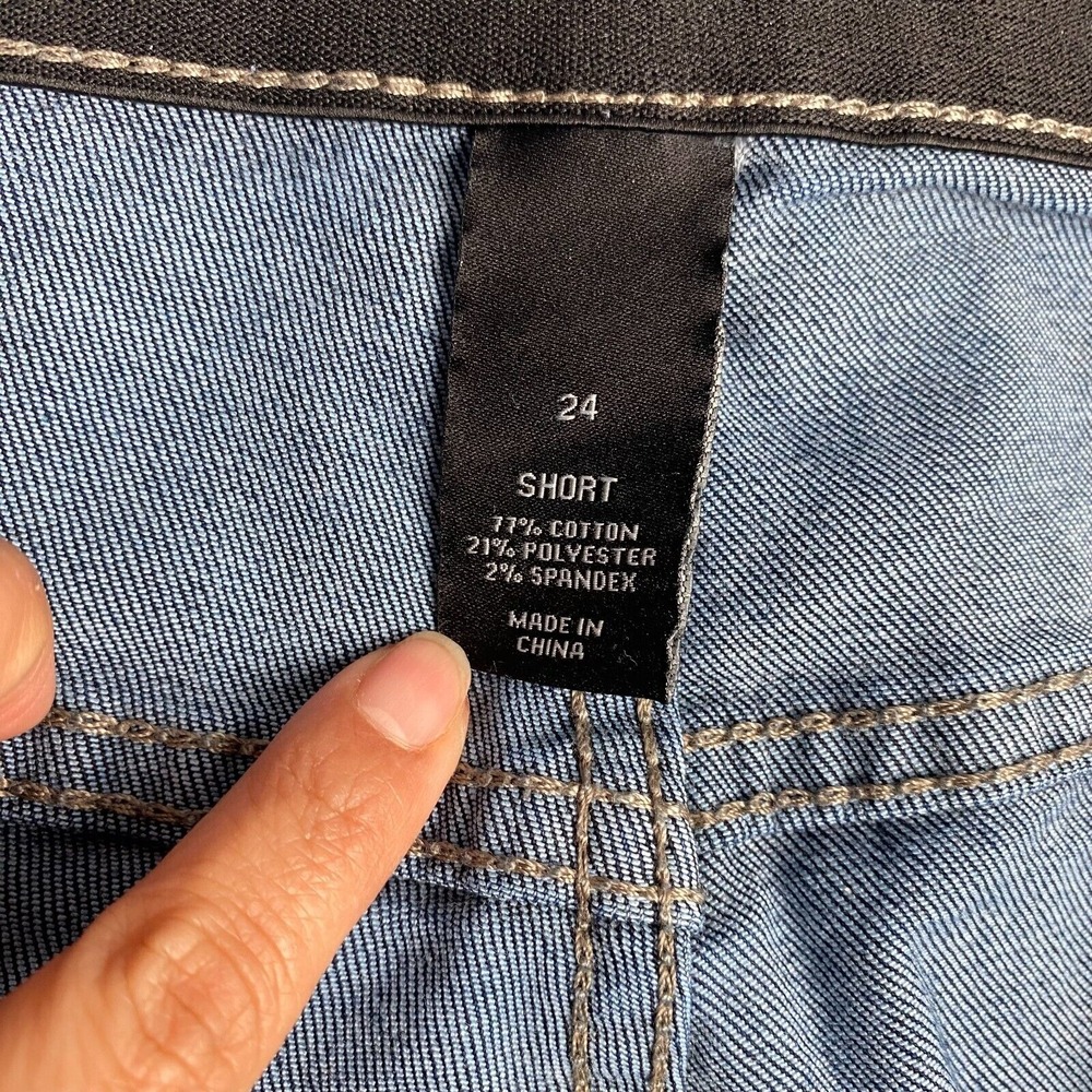 Lane Bryant Women's Size 24 Blue Plus High-Rise Stretch Skinny‎ Jeans - Picture 4 of 13